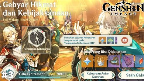 Event Gebyar Hikmat Dan Kebijaksanaan Penjajakan Kebenaran Genshin