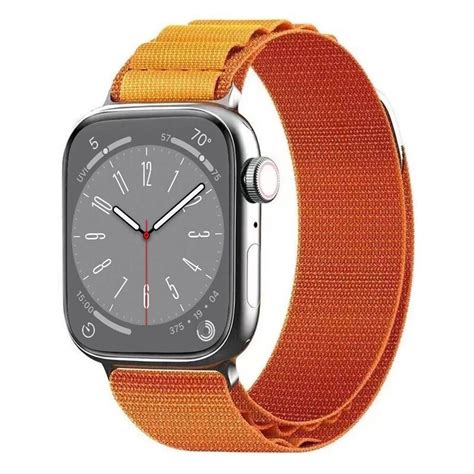 Artic Elastiskt Nylon Armband Apple Watch Mm Orange