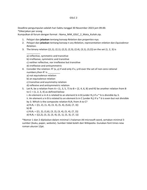 Gslc Matematika Diskrit