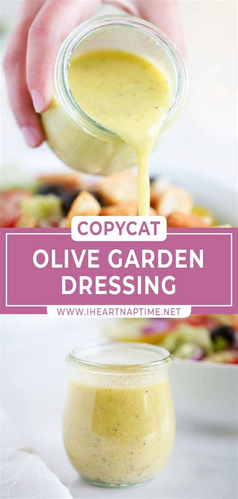 Olive Garden Salad Dressing Olive Garden Salad Dressing Recipe Salad