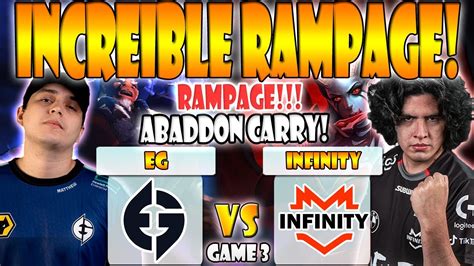 Eg Vs Infinity Bo Game Pakazs Wisper Matthew Vs Leostyle Dpc Sa