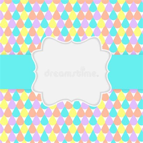 Abstract Background In Nude Colors With Frame Vector Illustration Stock Vector Illustration