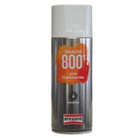 Smalto C Alta Temperatura Spray Ml Nero Pezzi Arexons