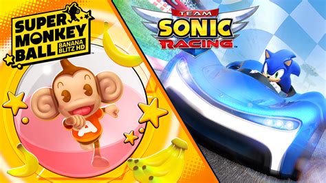 Team Sonic Racing Super Monkey Ball Banana Blitz Hd Bundle Para