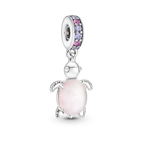 Pandora Murano Glass Pink Sea Turtle Dangle Charm 798939c02 Francis