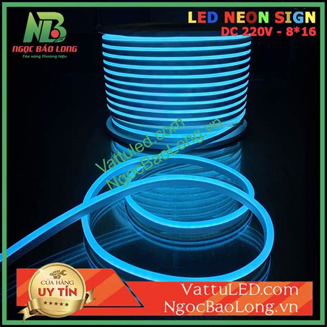 Led neon dẻo 220V màu xanh ngọc - Vật tư LED NGỌC BẢO LONG - Chuyên ...