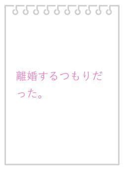 Cover for I was planning to get divorced.