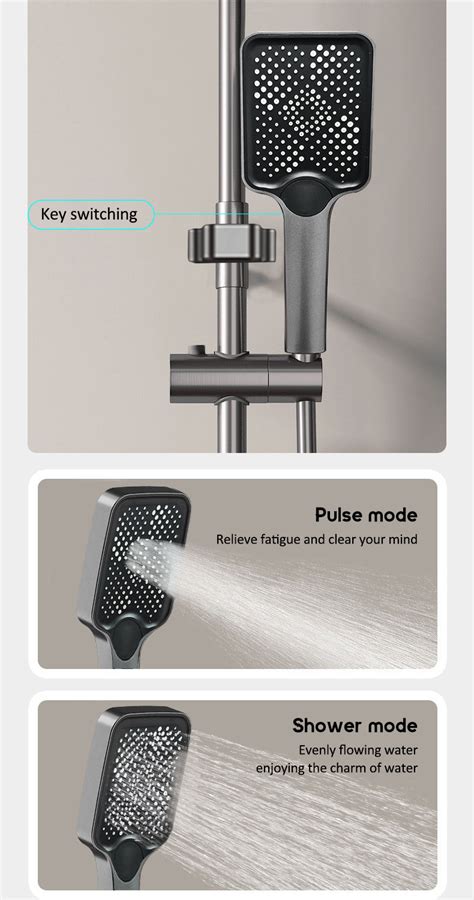 Farid Shower Set For Bathroom Set Digital Display Hot And Cold Shower Set With Faucet