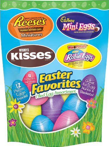 Hersheys Chocolate Filled Plastic Easter Egg Assortment Reeses