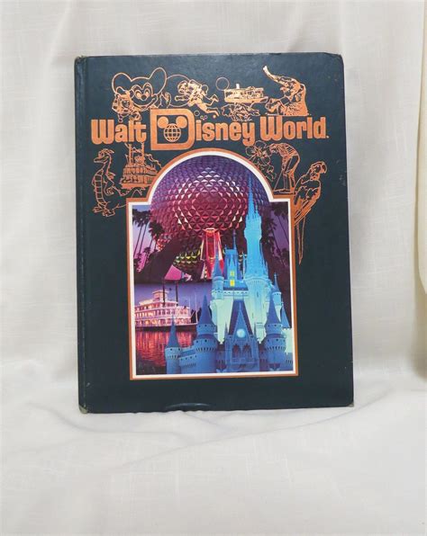 Vintage Walt Disney World Book 15th Anniversary Book Souvenir Book 15th