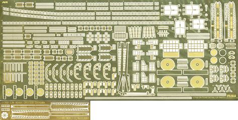 Imperial Japanese Navy Heavy Cruiser Chikuma Full Hull Model With