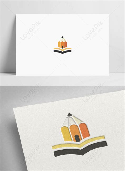 School pen building vector logo template image_picture free download ...