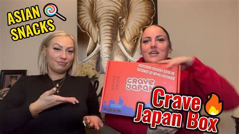 Trying Japanese Crave Snack Box Part 1 Youtube