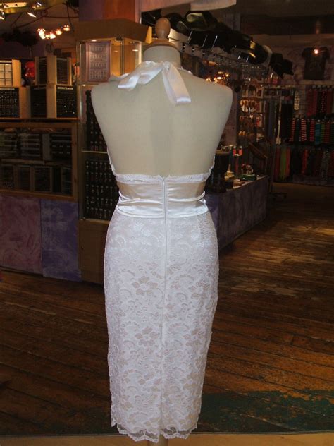 Baylis Knight Black Nude LACE Halter SUGAR Pencil Wiggle Etsy