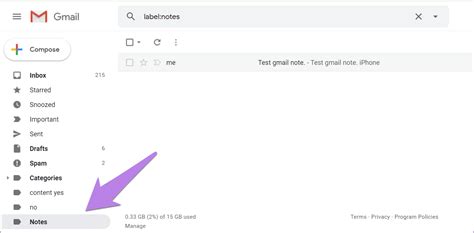 Cómo ver notas de iPhone en Gmail Moyens I O