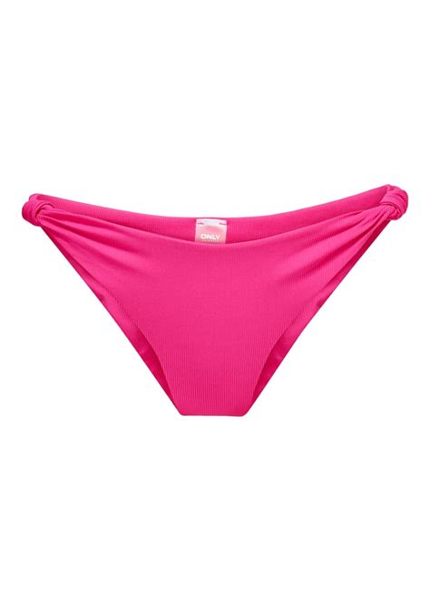 ONLY Pink Knot Brazilian Bikini Bottoms Matalan