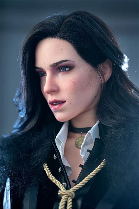Witcher E Cup Silicone Sex Doll Yennefer Cm Movable Jaw Free Doll