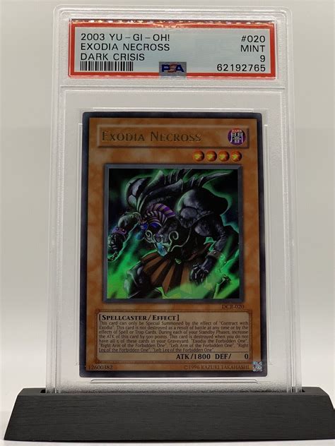 Mavin Yugioh 2003 Exodia Necross DCR 020 PSA 9 Mint Ultra Rare Low