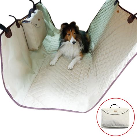 Waterproof Pet Dog Car Seat Cover Hammock Style Rear Seat Protector