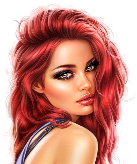 Portréty « Rubrika Chmyrinka2 Red Hair Cartoon Girls With Red Hair