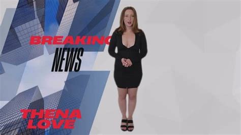 Breaking News Embarrassed Naked Female Weather Lady Thena Loves Fetish Store Clips Sale