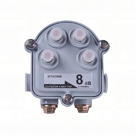 5-1000MHz Outdoor Coaxial Cable Splitter 4 Way CATV Splitter for CATV, Satellite TV, and Antenna ...