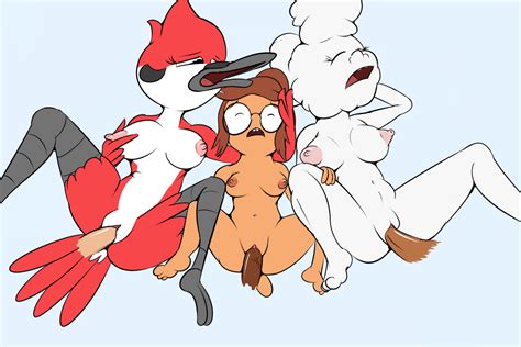 Rule 34 Anthro Areolae Avian Beak Breasts Brown Hair Cartoon Network