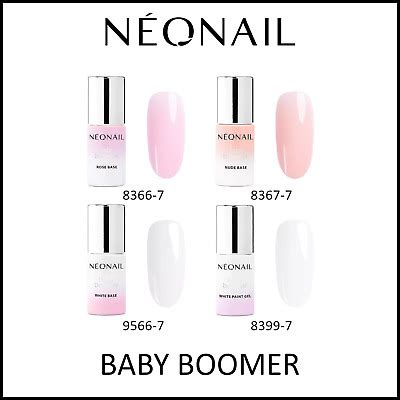 NeoNail Baby Boomer Base Rose Nude Paint Gel White UV Hybrid Nail Polish Ml EBay UK