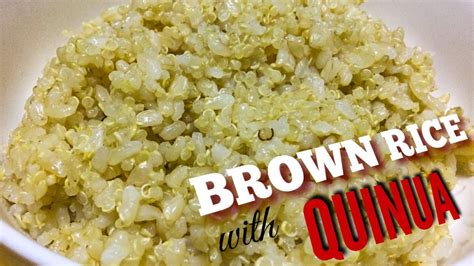 How To Cook Brown Rice With Quinoa Perfectly Youtube