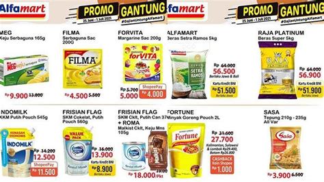 Promo Alfamart Besok Juni Promo Minyak Goreng Dan Beras Murah