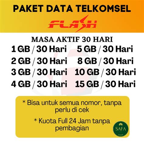 Jual Paket Data Telkomsel Flash Termurah Gb Gb Gb Gb Gb Gb Gb