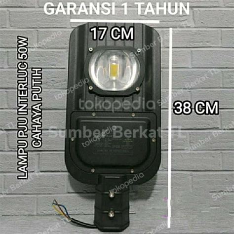 Promo Lampu Jalan PJU LED Interluc 50W Street Light 50 W Cobra Diskon