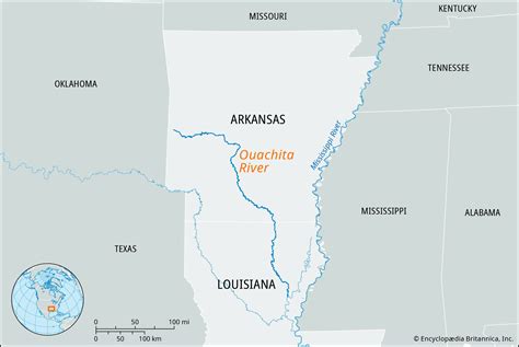 Ouachita River | Arkansas, Louisiana, Dams, & Map | Britannica