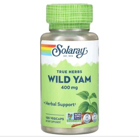 Solaray True Herbs Wild Yam 400 Mg 100 VegCaps Shopee Philippines