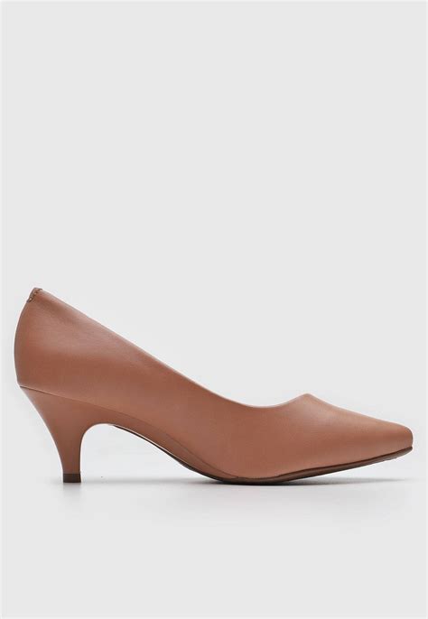 Scarpin Beira Rio Salto Fino Nude Compre Agora Dafiti Brasil
