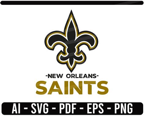 New Orleans Saints Logo SVG