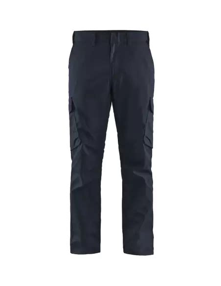 Pantalon Industrie Stretch D Marine Fonc Noir Bl