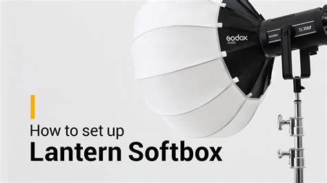 How To Set Up The Lantern Softbox Youtube