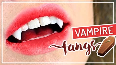 Diy Vampire Fangs Vampirzähne Einfach Selber Machen Typischsissi Youtube