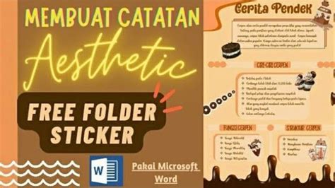 CARA MEMBUAT CATATAN AESTHETIC DI MICROSOFT WORD Digital Notes Taking