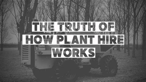 The Real Truth Of How Plant Hire Works Whc Hire Services