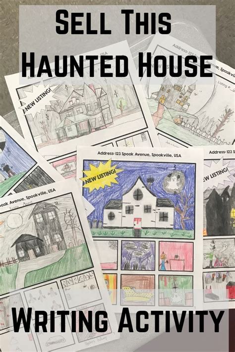 Sell This Haunted House Middle School Halloween Writing Activity 5th