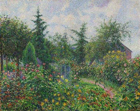 Garten und Hühnerstall von Octave Mirbeau Les Damps Camille Pissarro