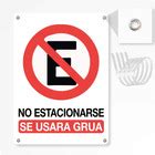 Señalamiento Letrero No Estacionarse Se Usara Grua 26 X 35cm MercadoLibre