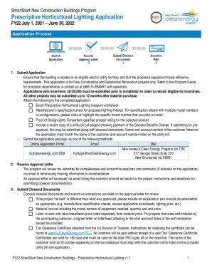 Fillable Online Prescriptive Horticultural Lighting Application Fax