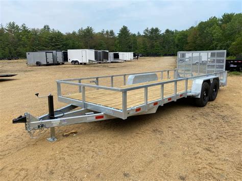 Bnd X Galvanized K Landscape Trailer W Rear Ramp Gate