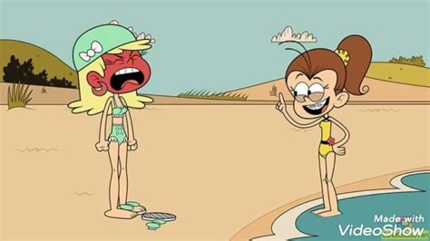 Un Día En La Playa Con Leni Y Luan The Loud House Thelokus Youtube