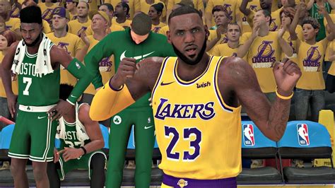 NBA 2K20 Gameplay Los Angeles Lakers Vs Boston Celtics Game 7 NBA