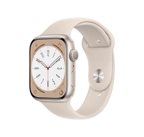 Apple Watch Series 8 (45 mm, starlight/beige, Wi-Fi, refurbished) - TSC.ca