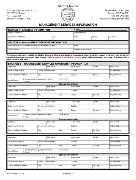 Fillable Online Fillable Online Ksrevenue Abc Request To Extend